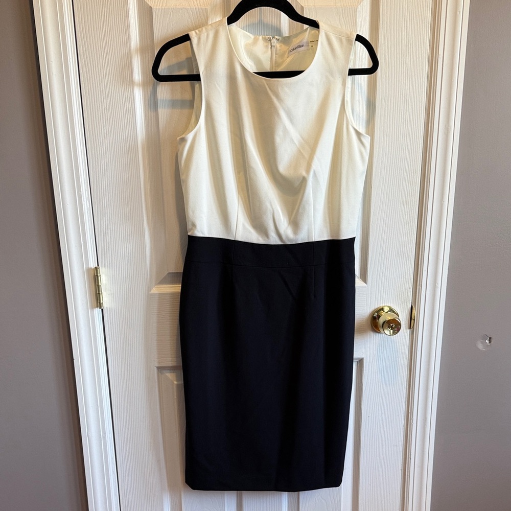 Calvin Klein Black and white  Dress